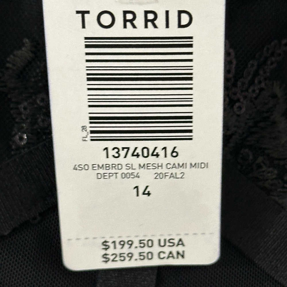 Torrid Black Midi Dress Elegant and Versatile - Picture 7 of 9